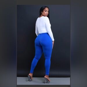 SWANK A POSH Deep Berry Super Stretch Jeans